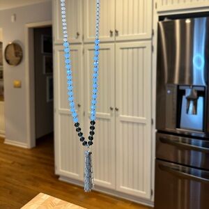 Banana Republic Beaded Necklace with Tassel